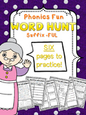 Phonics Fun Word Hunt Pack - Suffix -FUL