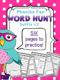 Phonics Fun Word Hunt Pack - Suffix -LY