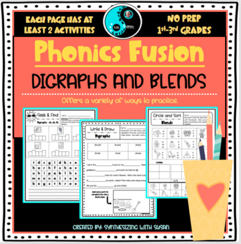 Preview of Phonics Fusion - Digraphs and Consonant Blends