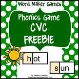 Phonics Game Free: CVC Game for Short Vowel CVC Words