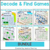 Phonics Game | Decode and Find Game Bundle Decoding Practice