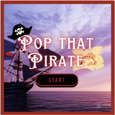 Phonics Game Show: Pop that Pirate Editable*