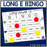 Phonics Game: Vowel Sounds Bingo - Long E - Decoding and F