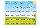 "Phonics Game" for Controlled R - 4 in a Row Phonics Game
