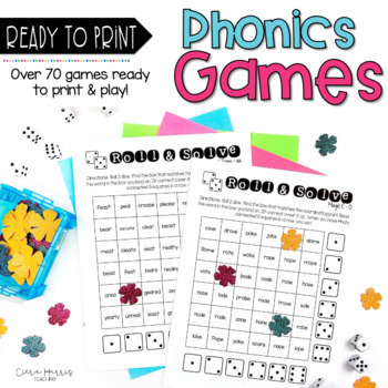 Phonics Games by Ciera Harris Teaching | TPT