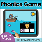 Phonics Games: CVC Word Building Cat Fishing Digital Game