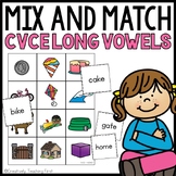 Phonics Games CVCE Long Vowels Mix and Match | Phonics Cen
