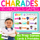Fun Phonics Review | Charades BUNDLE with 99 Games & Works