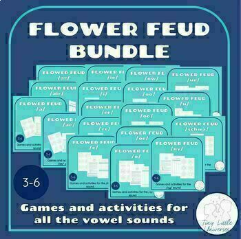Preview of Phonics Games Crafts and Activities BUNDLE Long and Short Vowel Sounds
