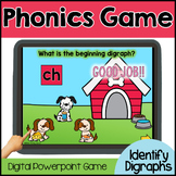 Phonics Games: Digraph Identification Dog Digital Game