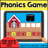 Phonics Games: Dog Word Building Short Vowel Words with Bl