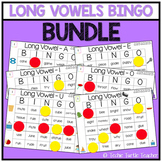 Phonics Games: Long Vowel Sounds Bingo Bundle - Decoding a