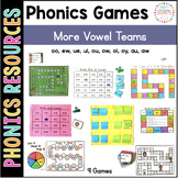 Phonics Games: More Vowel Teams and Diphthongs