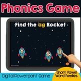 Phonics Games: Word Families Space Digital Game