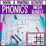 Phonics Games, Worksheets, Sorts, Assessments - DIGITAL & 