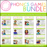 Phonics Games and Activities Bundle | Decodable Games