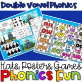 Phonics Games and Centers for Double Vowels and Vowel Teams