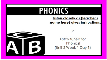 Preview of Phonics Grade 3: Orientation through Unit 5 (1st Quarter-9 weeks)