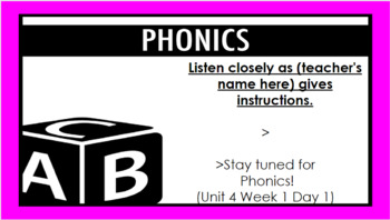 Preview of Phonics Grade 3: Unit 4 Week 1 & 2