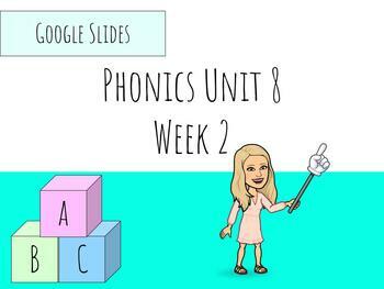 Preview of Phonics Grade 3 Unit 8 Week 2 Slides
