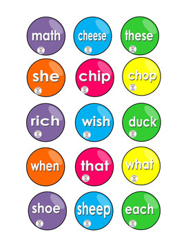 Digraph Sort - Gumball Digraphs Sort by Creations by Mrs Mouse | TpT
