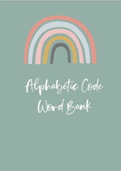 Preview of Phonics Handbook / Alphabetic Code Word Bank