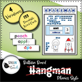 Preview of Phonics Hangman | Word Building Game | LA Center | Bulletin Board | Daily 5