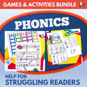 Preview of Phonics Games and Activities Bundle