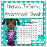 Phonics Informal Assessment Sheets