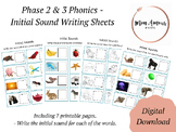 Phonics - Initial Sound Writing Worksheets