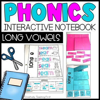 Preview of Phonics Interactive Notebook- Long Vowels