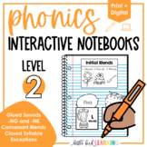 Phonics Interactive Notebooks - Level 2 | Print and Digital!