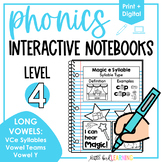Phonics Interactive Notebooks - Level 4 | Print and Digita