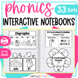 Phonics Interactive Notebooks MEGA Bundle - Levels 1-5 | P