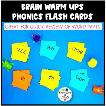 Preview of Phonics Intervention Activities Flash Cards for Small Group Reading Time