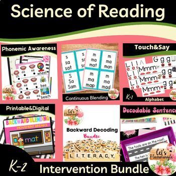 Preview of Phonics Intervention  Blending and Segmenting Activities Decoding Fluency