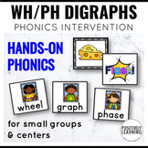 WH and PH Digraphs Printables and Seesaw for Phonics Centers