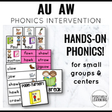 AU AW Activities for Phonics Intervention Groups and Centers