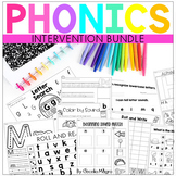 Phonics Intervention Growing Bundle Letter Sounds Segmenting