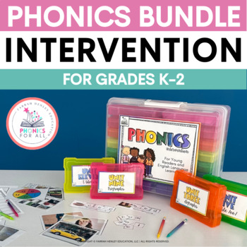 Preview of Phonics Intervention Hands-On Activities & Games