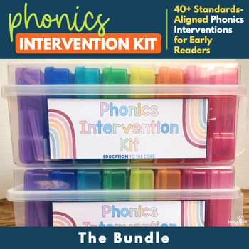 Preview of Phonics Intervention Kit Games & Activities for Kindergarten, Digital Resources