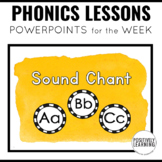 Phonics Intervention Lessons 6-10 PowerPoint Slides for the Week