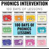 Phonics Intervention Program BUNDLE PowerPoints 100 Days o