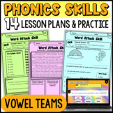 Phonics Intervention: Vowel Teams Lessons & Practice for G