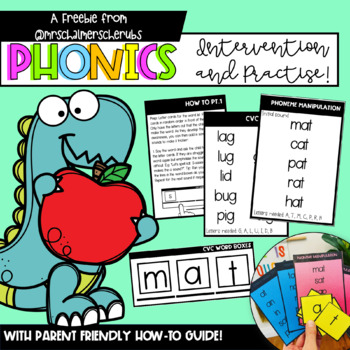 Preview of Phonics Intervention and Phoneme Manipulation | FREEBIE |