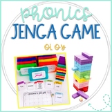 Phonics Jenga Games Language Arts for Diphthongs oi, oy