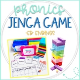 Phonics Jenga Games Language Arts for -ed ending