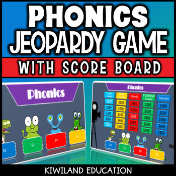 Preview of Phonics Jeopardy long ,short and r-controlled vowels, blends and digraphs