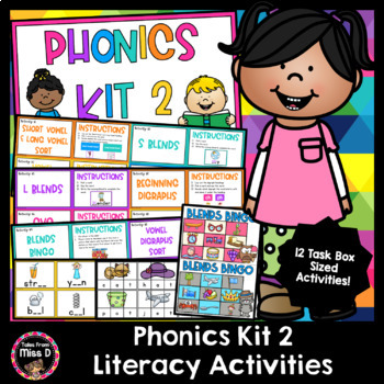 Preview of Phonics Kit 2 - Literacy Activities