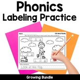 Phonics Labeling Practice Pages | Science of Reading